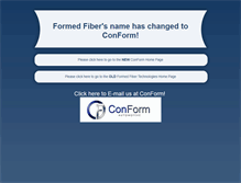 Tablet Screenshot of formedfiber.com